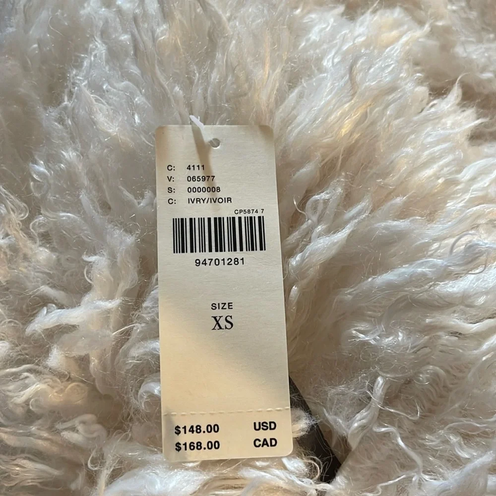Anthropologie NWT Sz XS shaggy faux fur jacket; top-rated & sold out @anthro - Picture 4 of 16